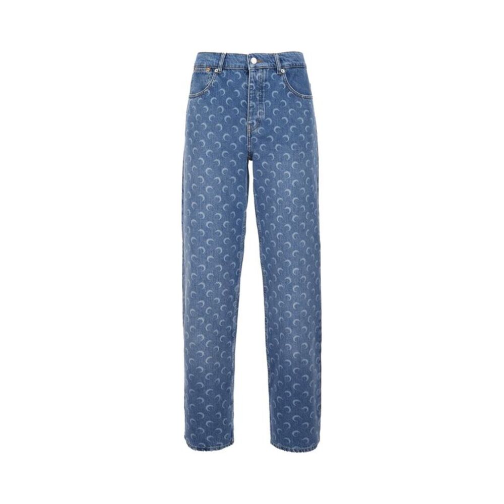 Marine Serre Man Clothing Jeans